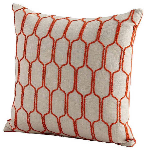 Cyan Design Building Blocks Pillow, Orange