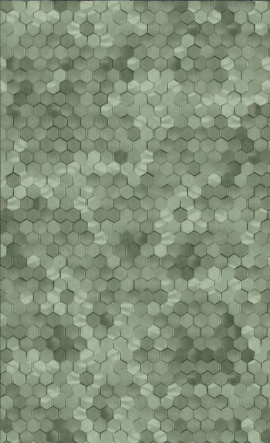 Shimmering Hexagons, Green