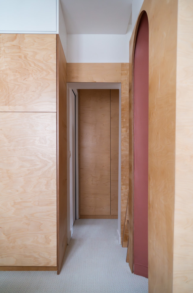 Exemple d'un dressing et rangement.