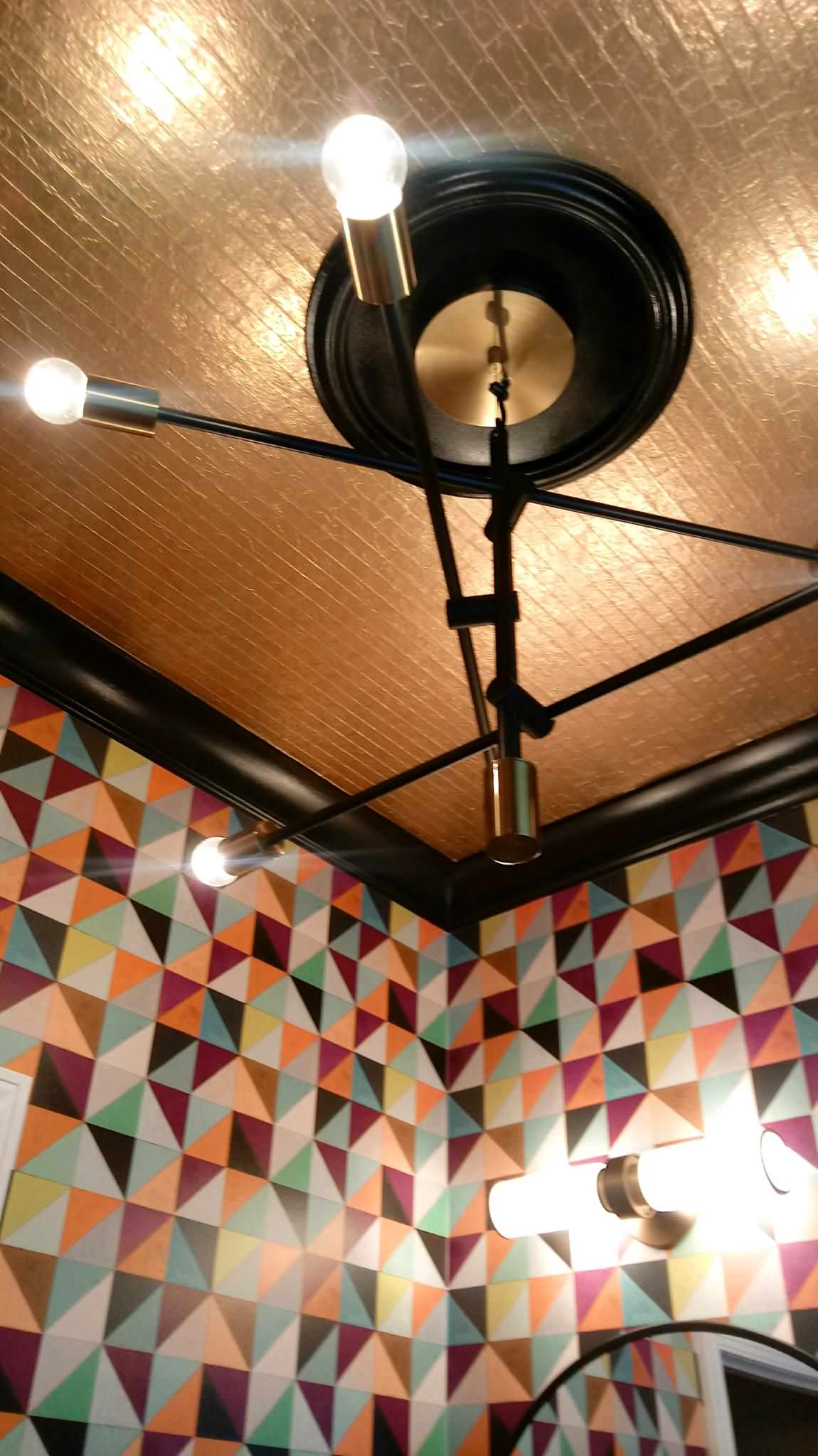 Custom Wallpaper: Colorful Powder Room