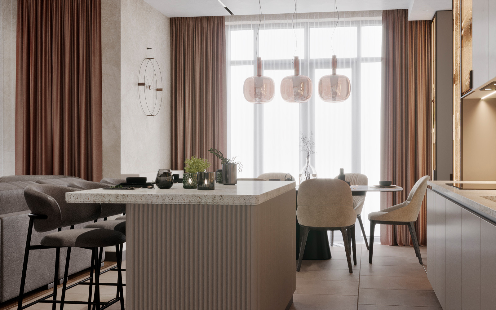 ДИЗАЙН ИНТЕРЬЕРА КВАРТИРЫ Г. МОСКВА, УЛ. НЕЖИНСКАЯ, ДОМ 5К.2, 143 КВ.М