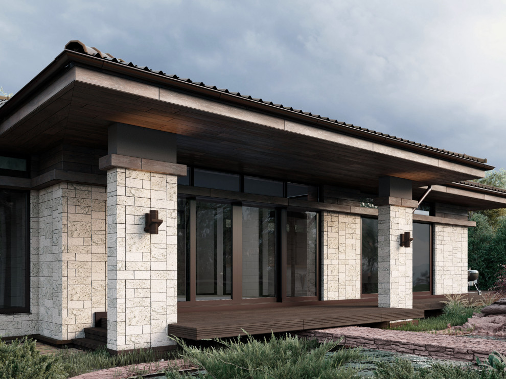 Архитектурный проект бани с бассейном