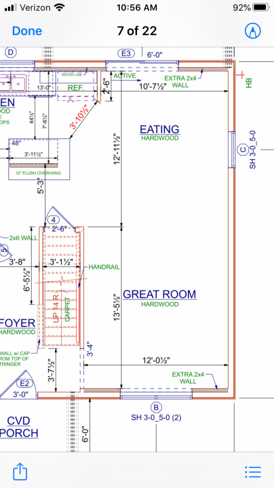 Furniture layout for a narrow family room