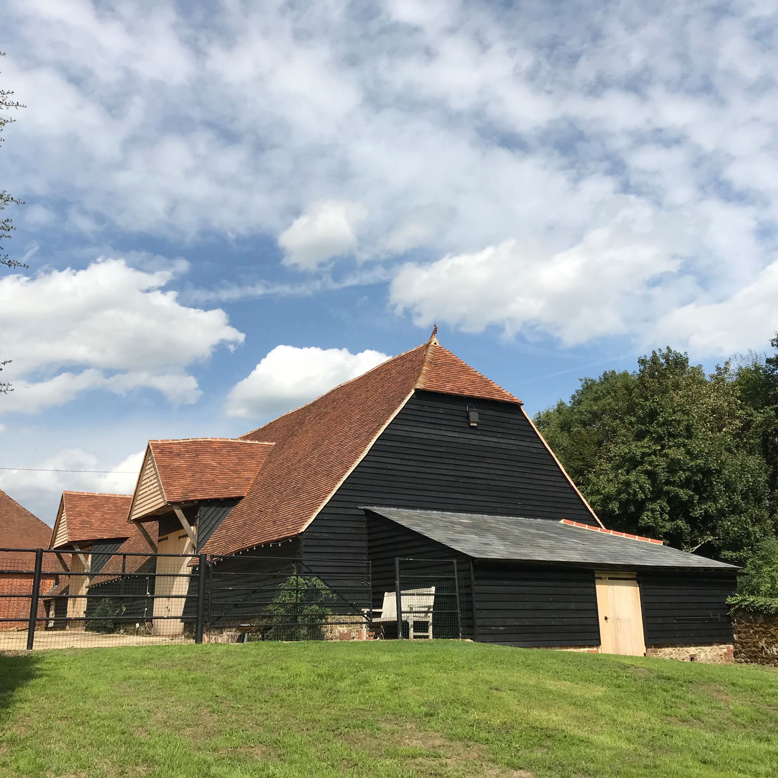 Oak framed, aisled Threshing Barn