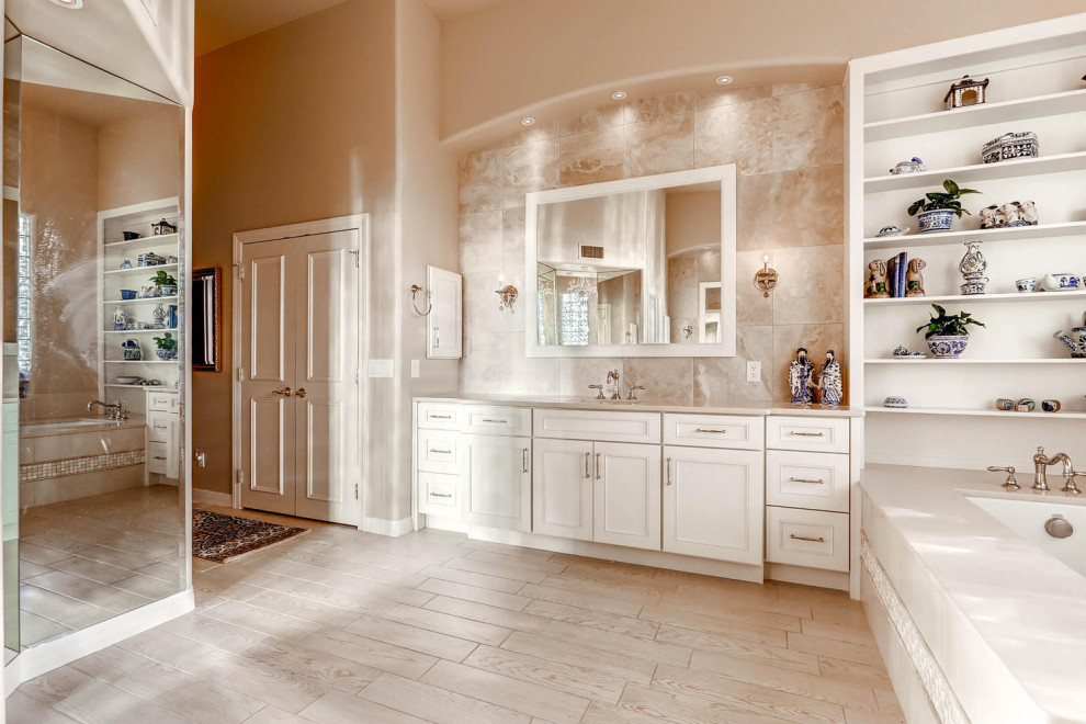 White Ancala Master Bathroom