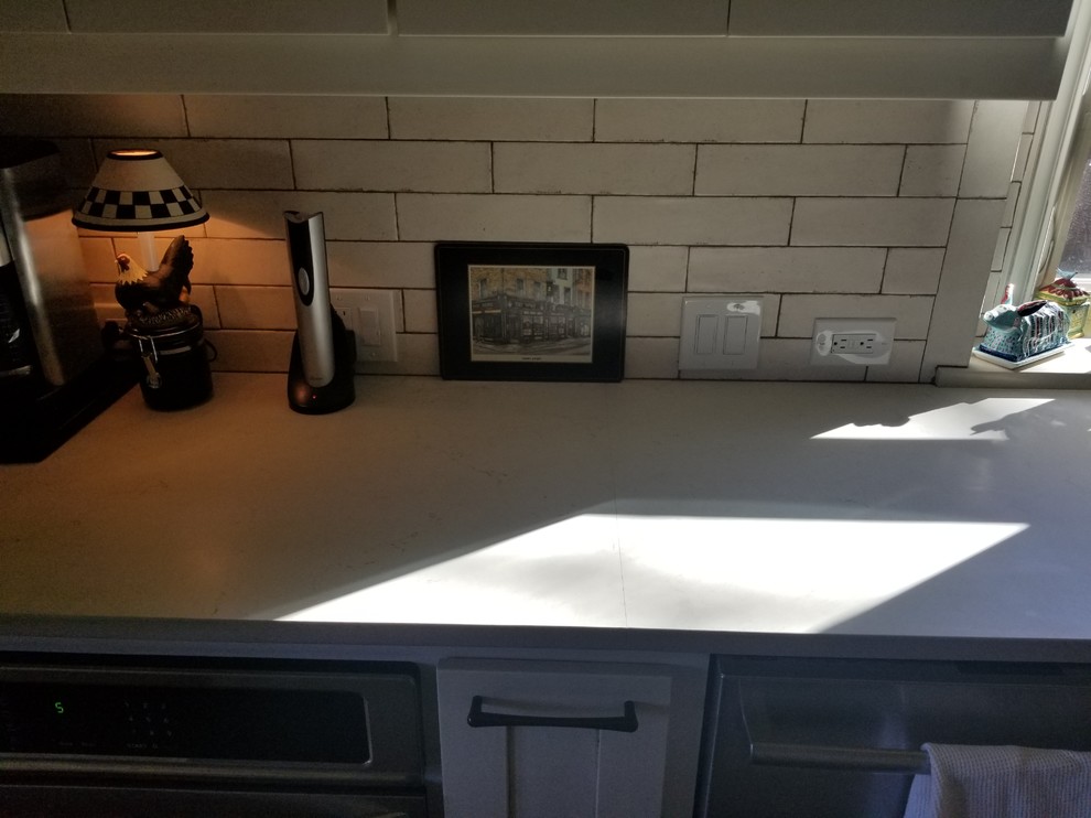 Kitchen - transitional kitchen idea in Dallas