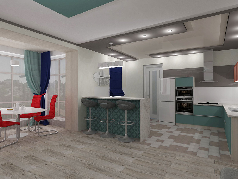 Кухня гостиная