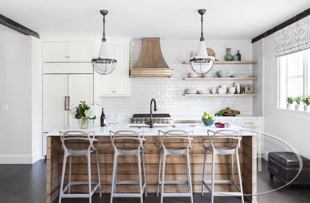 Kitchen - transitional kitchen idea in Boston