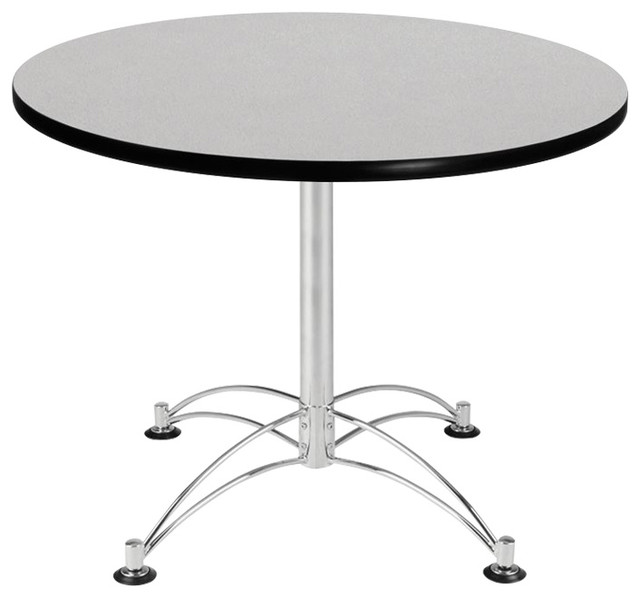 Round Study Table 36 Contemporary Dining Tables By Homesquare Ofm 36 Round Table In Gray Nebula