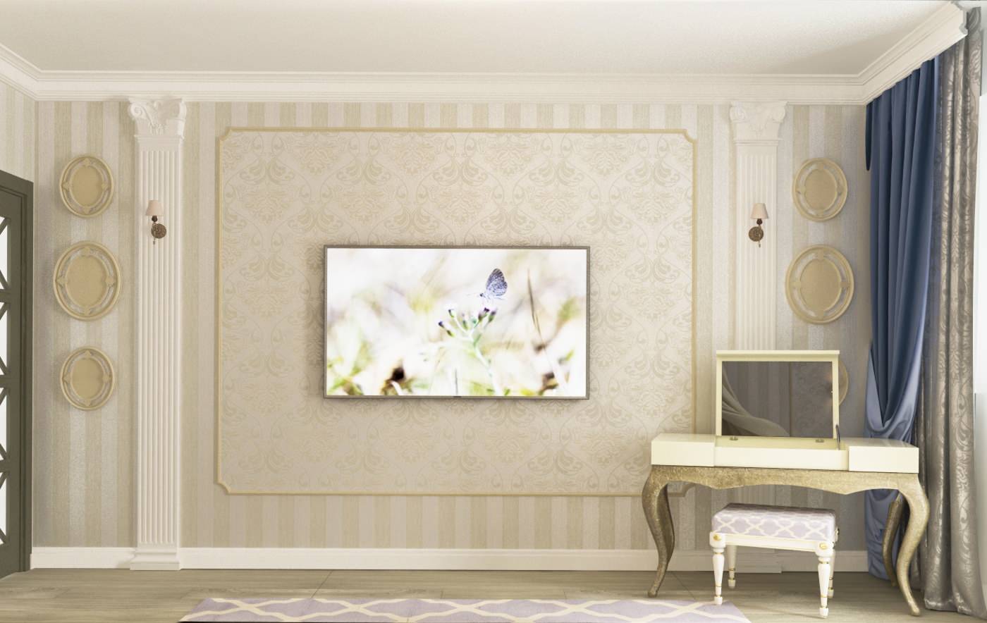 Интерьер квартиры в городе Горячий Ключ ЖК Лебединое Озеро