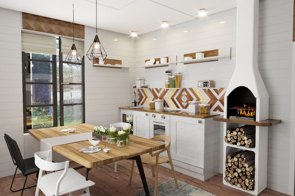 Загородный частный дом, с кухней, одной спальней, и верандой с огромными панорам