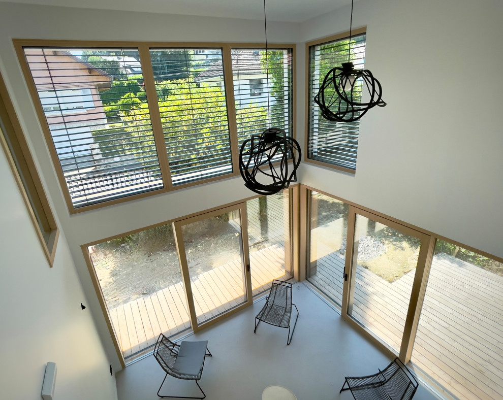 (En cours) Maison ossature bois mixte enduit, bardage bois