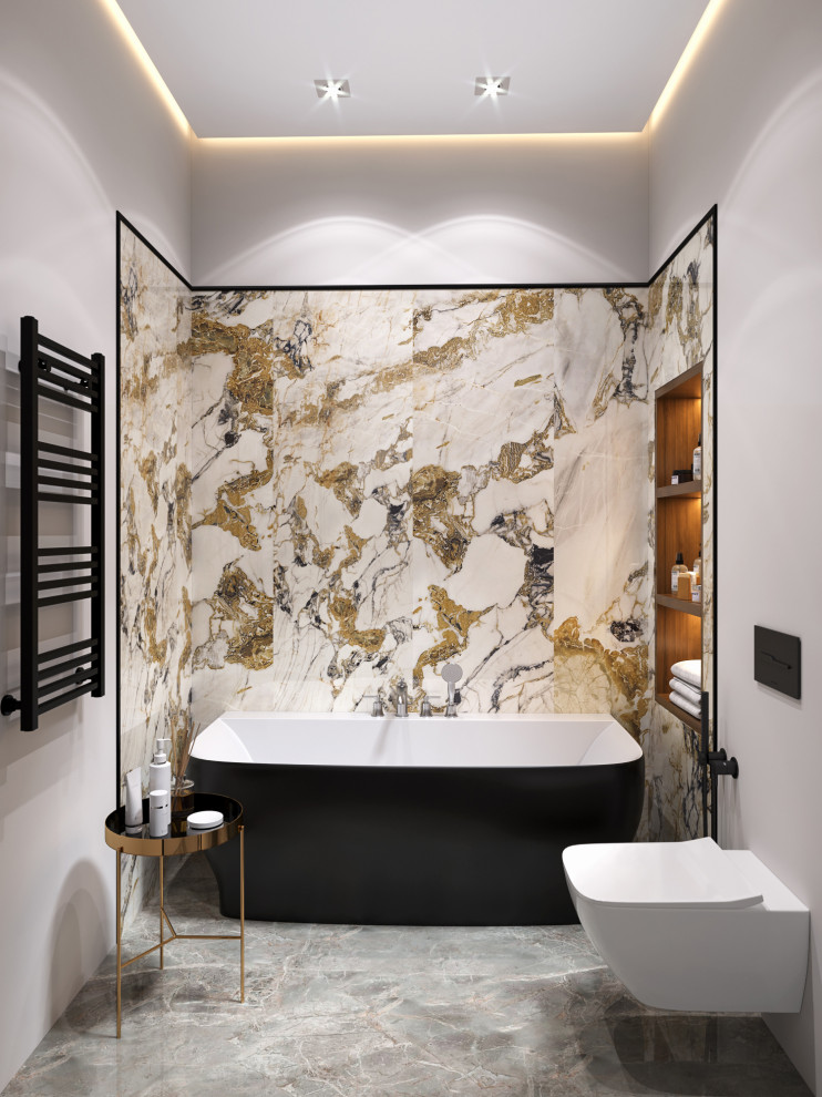 Минимализм с яркими акцентами.