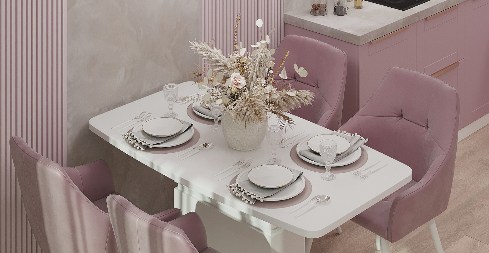 гостиная столовая в небольшой квартире