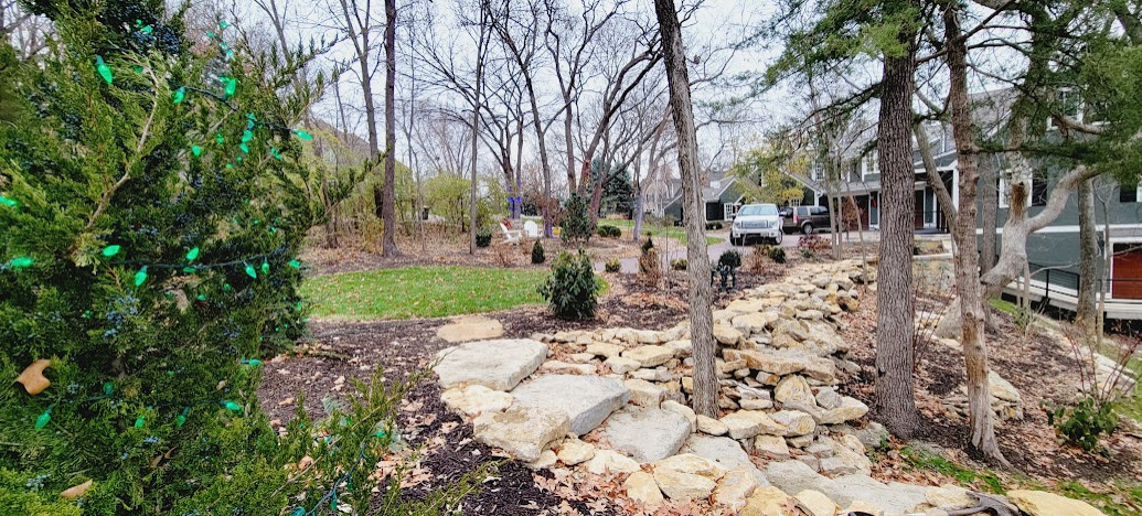 Stone Walls/Flagstone Steps for Woodland Restoration