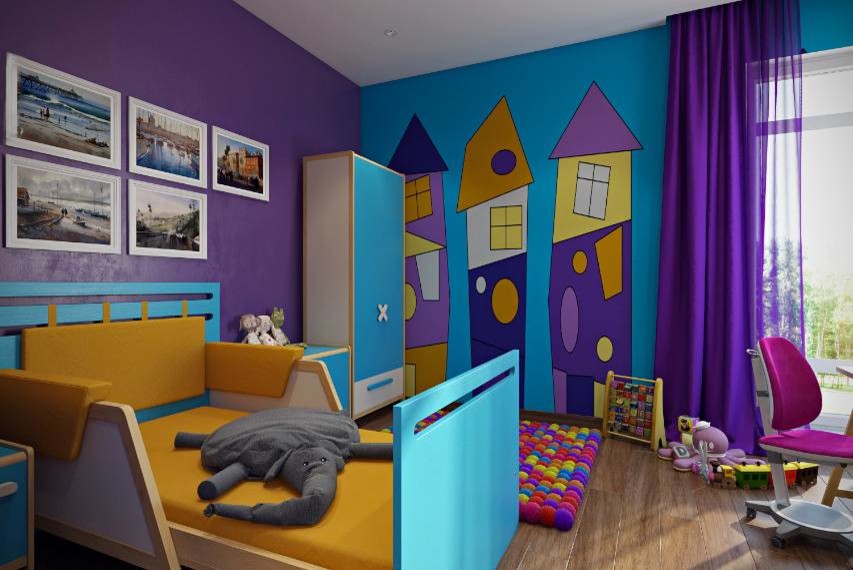 Интерьер загородного дома в Подмосковье.