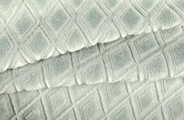 Ofanto Velvet Upholstery Fabric in Ice