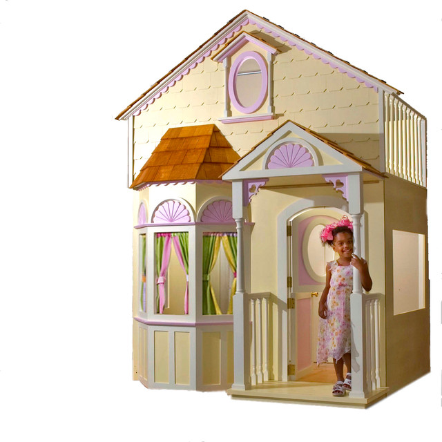 doll house with slide