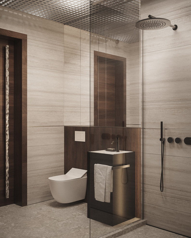 The Whale – Minimalist modern bathroom