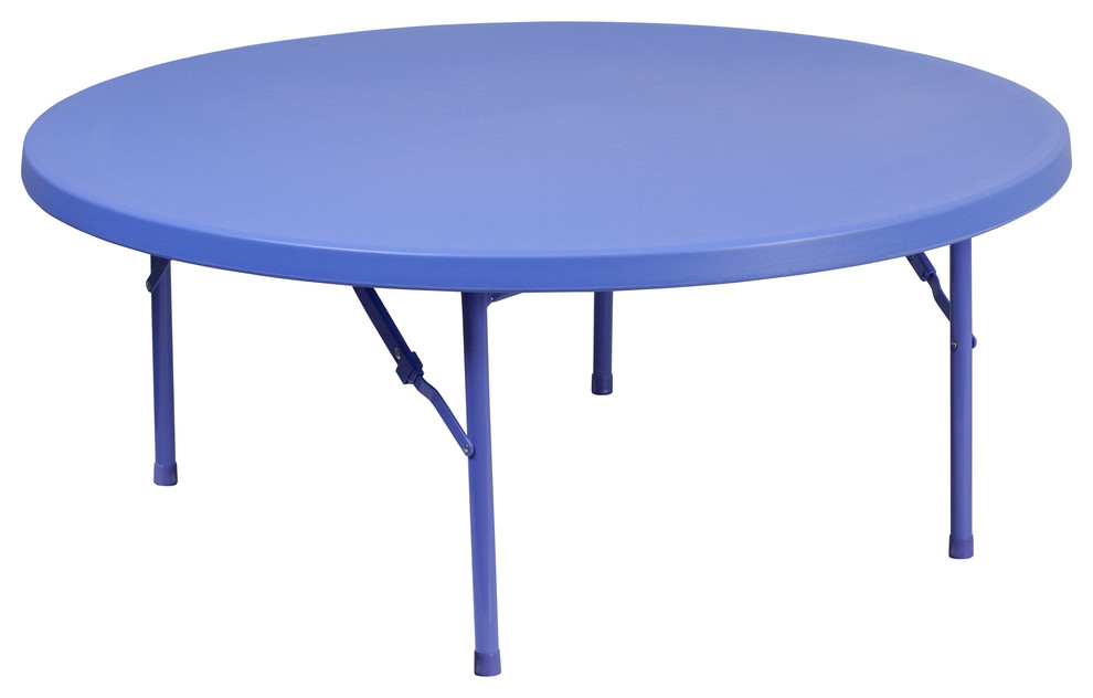 MFO 48'' Round Kid's Plastic Folding Table