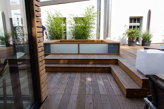 Dachterrassenlandschaft deck