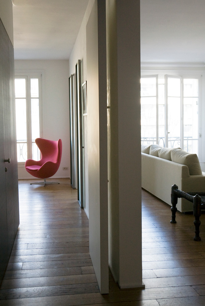 Idée de décoration pour un couloir.