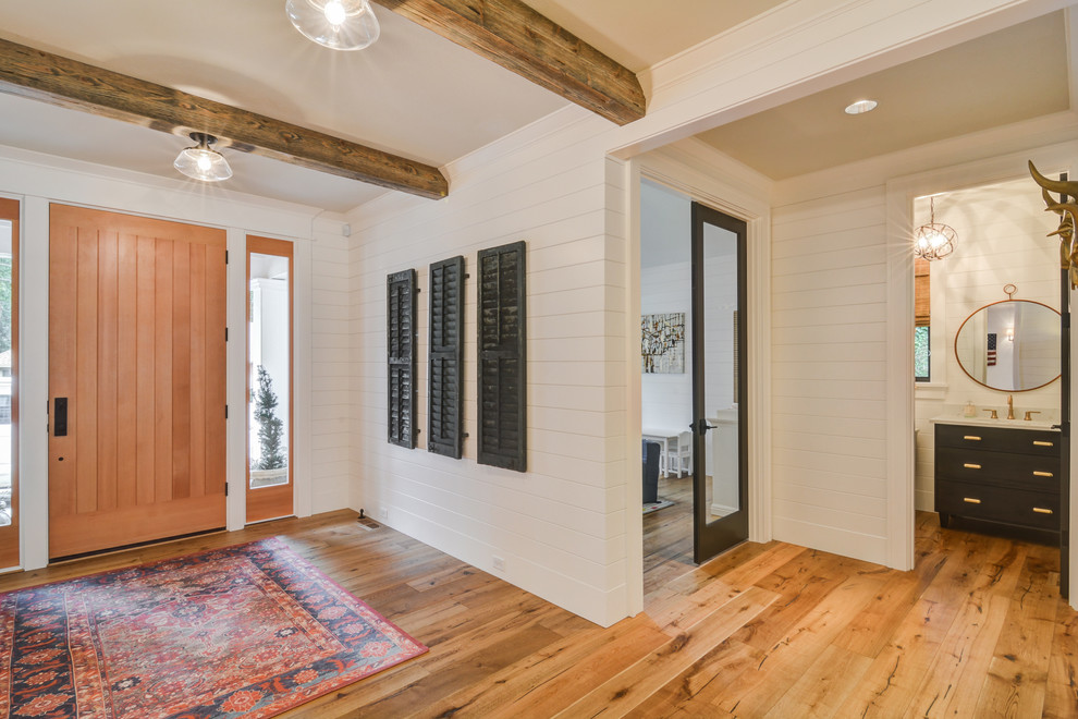 This is an example of a transitional hallway in Portland.