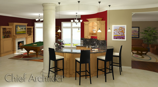 Interiors transitional-rendering