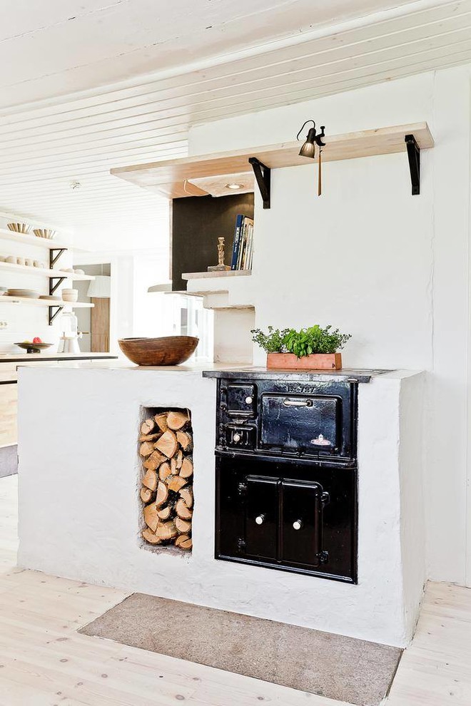 Photo of a country kitchen in Stockholm.