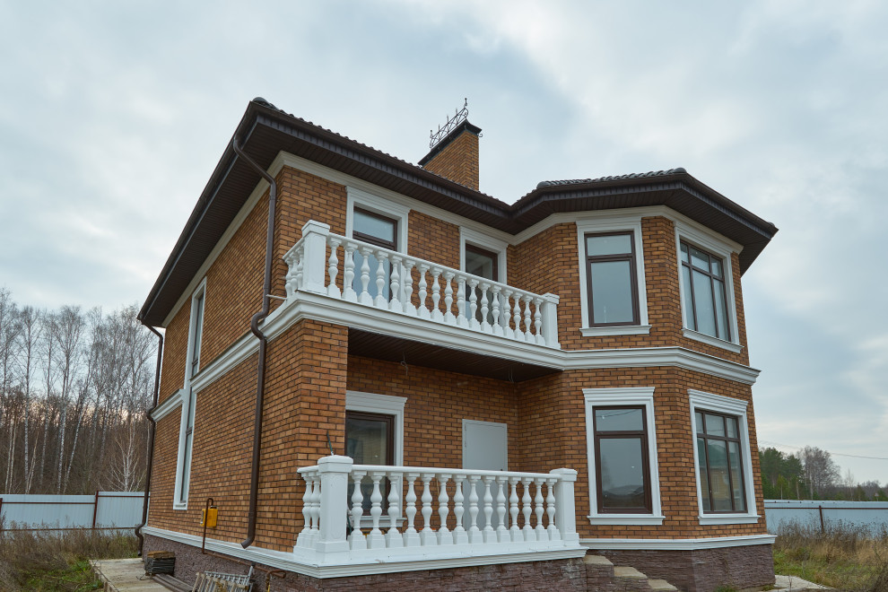 Дом в английском стиле. 255 м^2 г.Казань деревня Зимняя Горка.