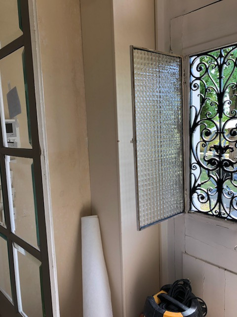 Rénovation décoration d'une maison de maître, entrée, cage d'escalier, cuisine