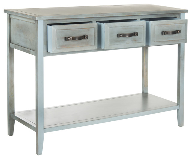 Aiden 3 Drawer Console Table Farmhouse Console Tables By