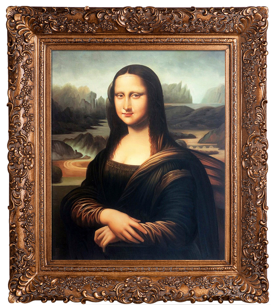 Mona Lisa - Modern - Paintings - by overstockArt | Houzz