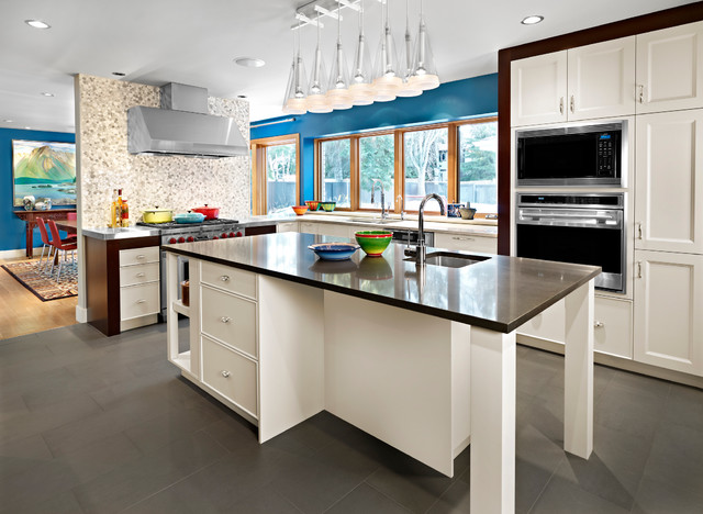 Transitional klassisch-modern-kueche