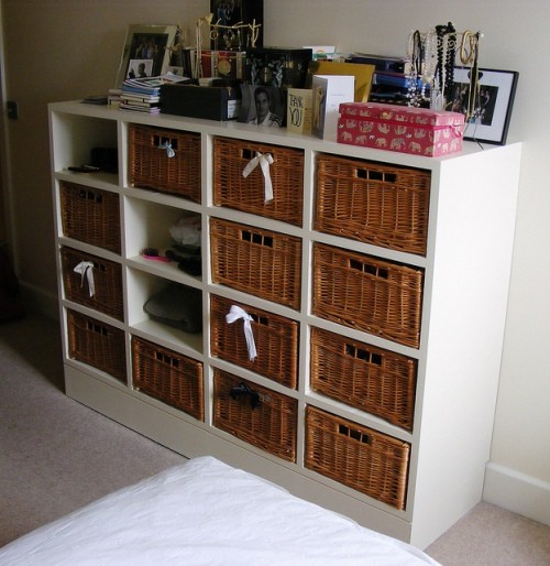 Rachel: Basket Organiser eclectic-bedroom