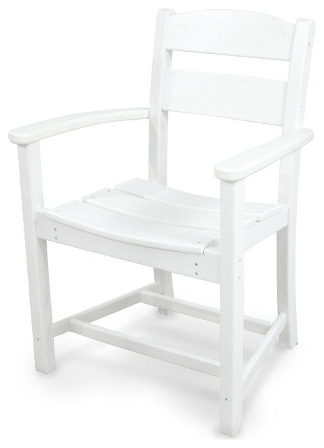 Ivy Terrace Classics Dining Arm Chair, White
