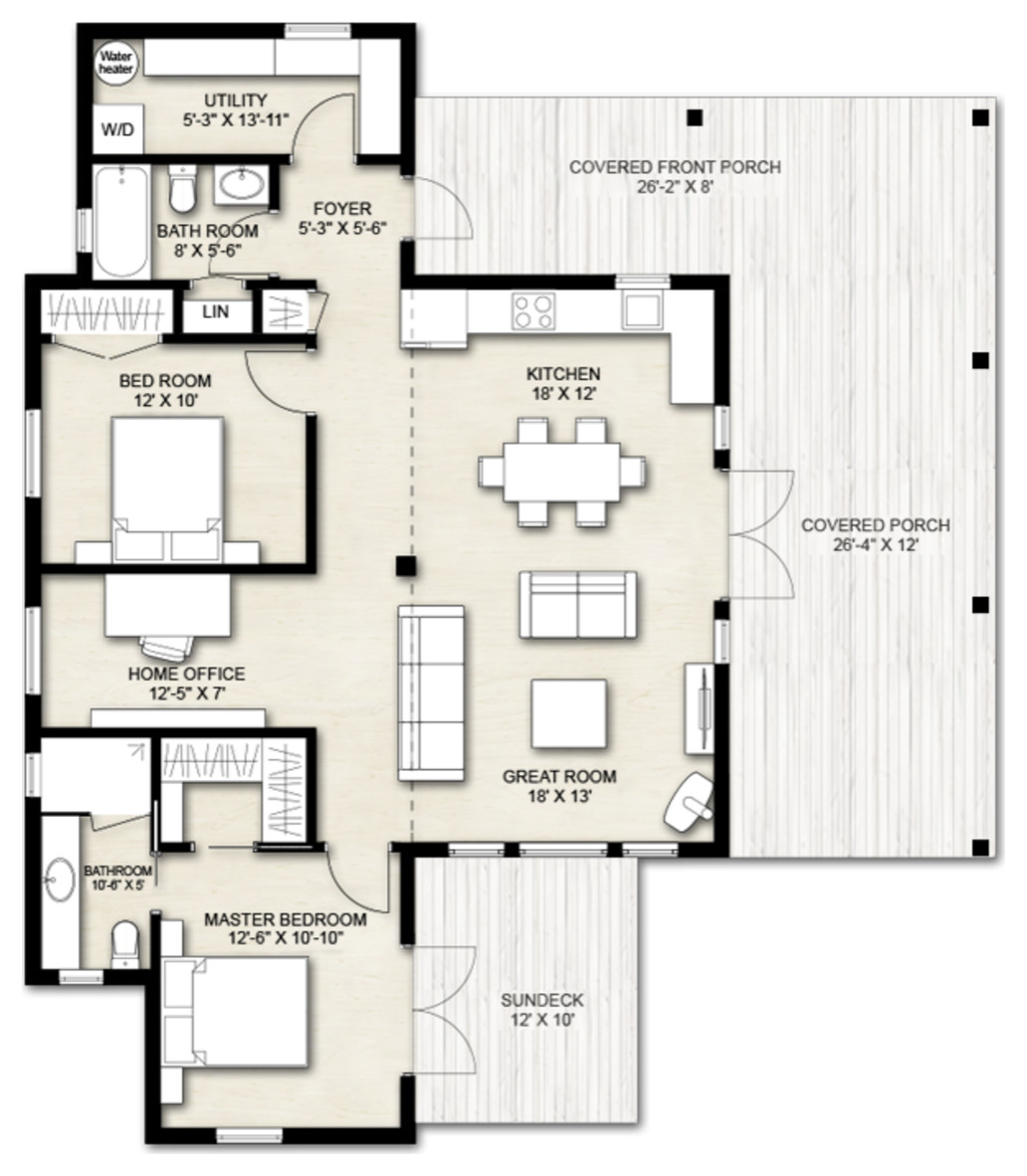 Vaca Rental floorplan