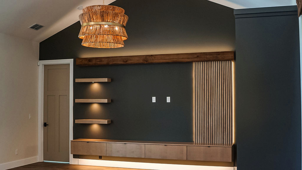 Custom Accent TV Wall