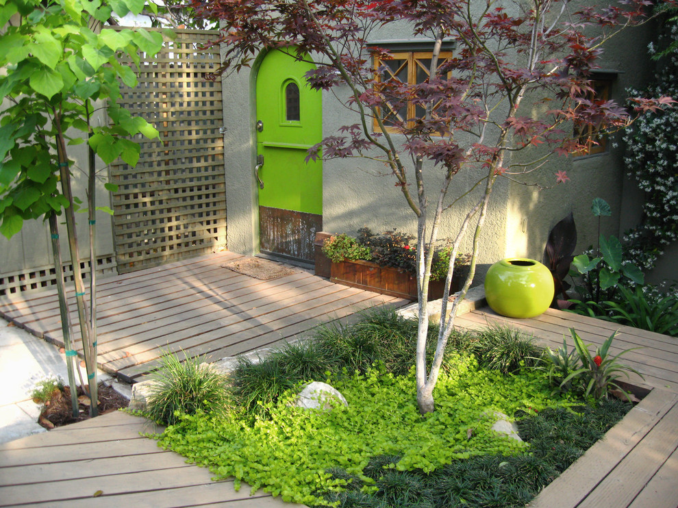 Photo of a small backyard landscaping in Los Angeles.