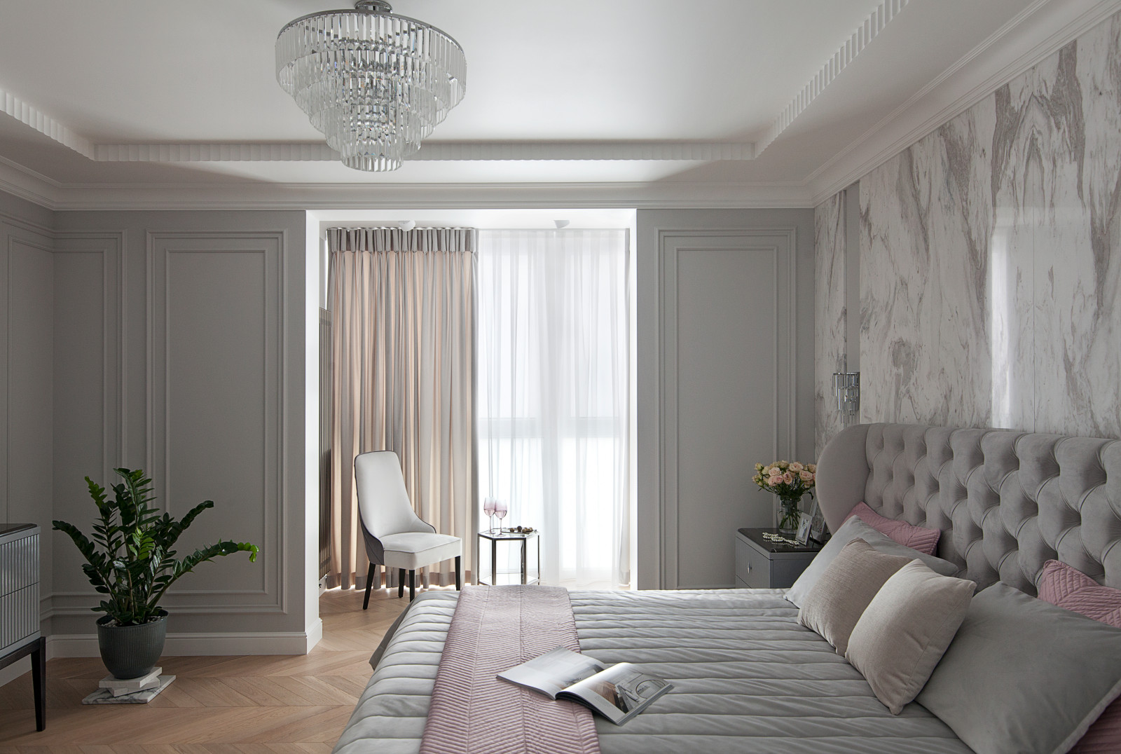 Интерьер квартиры в стиле современной классики 105 кв.м.