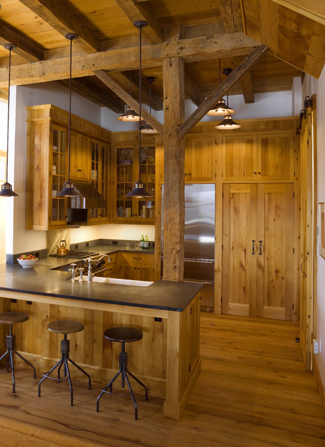 Music Barn rustic-kitchen
