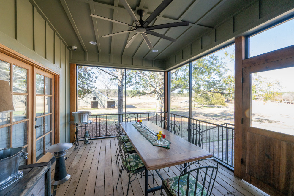 Country Farm - Farmhouse - Porch - Atlanta - by TLC Design/Build LLC ...