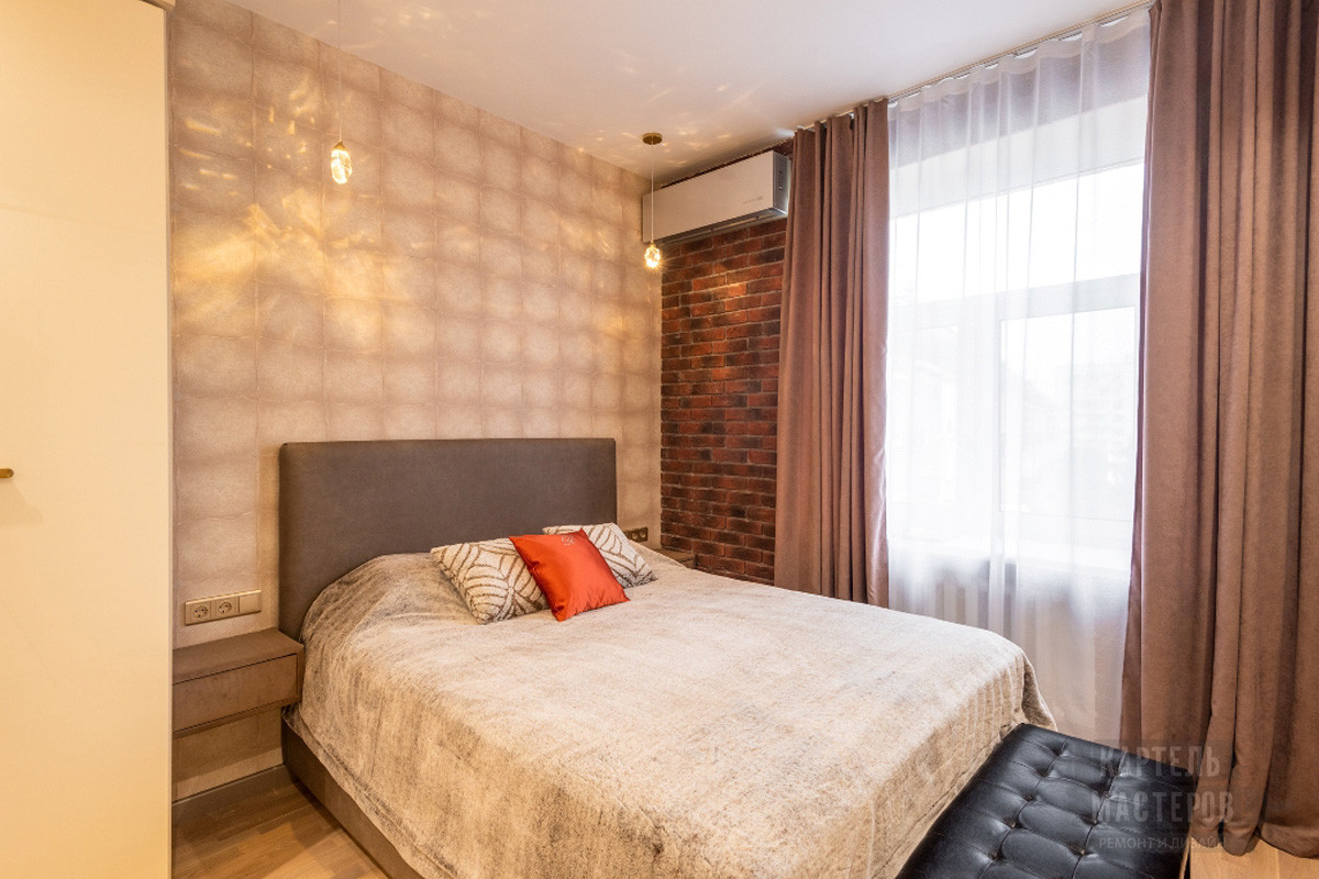 Капитальный ремонт двухкомнатной квартиры в стиле фьюжн