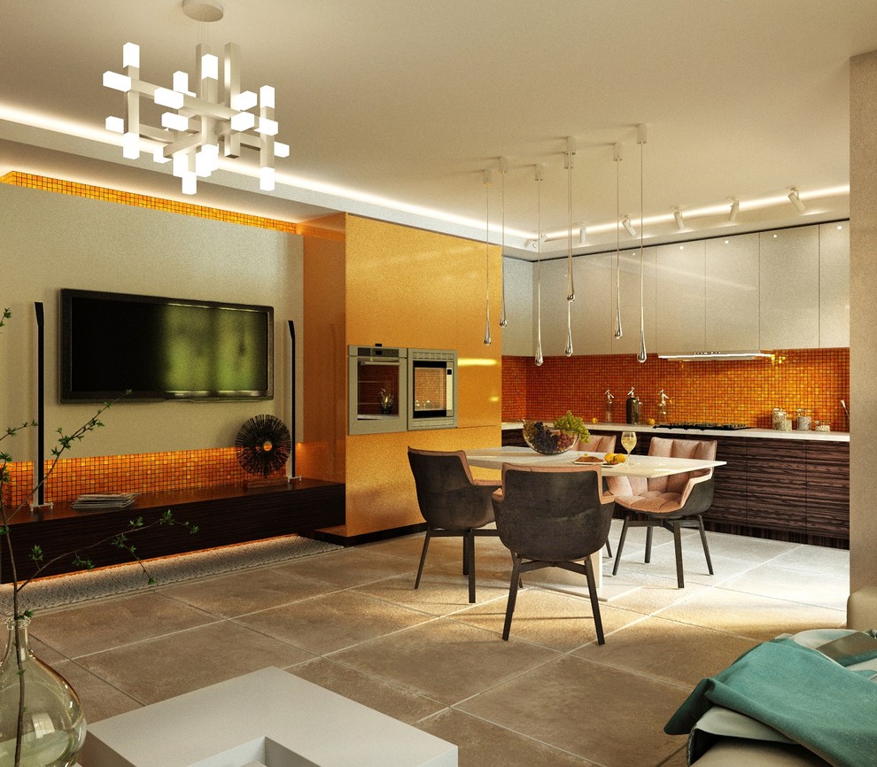 Двухуровневая квартира в современном стиле