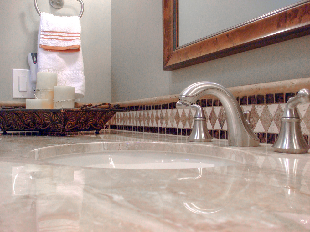 Tuscan home design photo in Phoenix