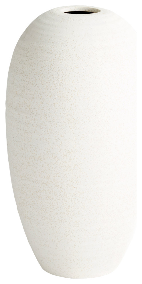 Cyan Medium Perennial Vase 11201, White