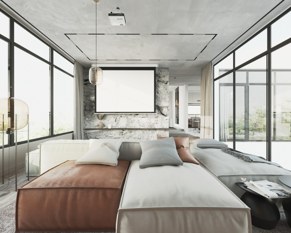 Аристократичный минимализм (гостиная виллы)