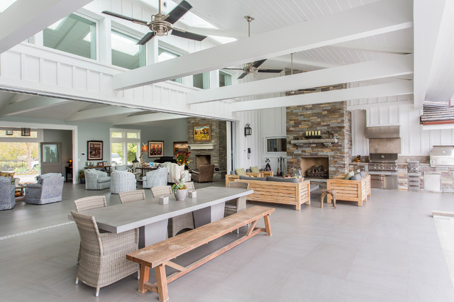 Comtemporary Ranch country-patio