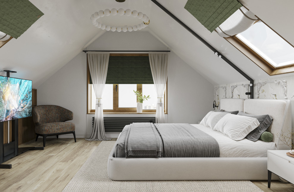 Проект мансарды загородного дома