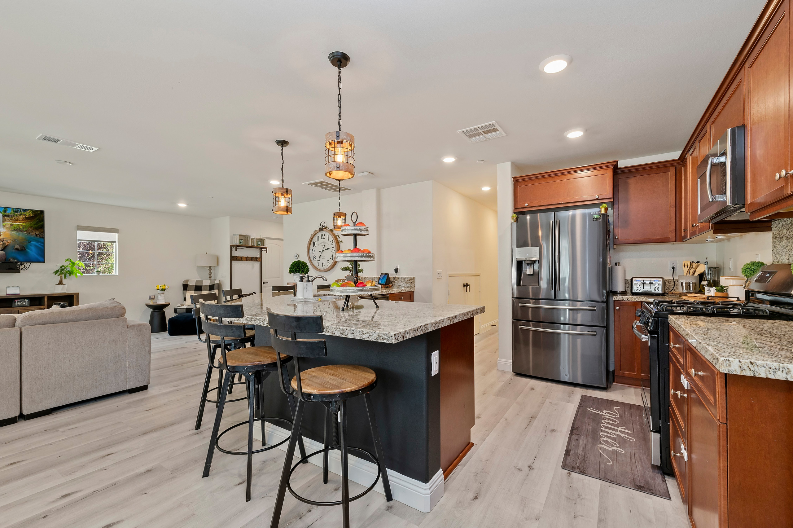 Open Concept Kitchen / Dining / Living Space - Moreno Valley, CA